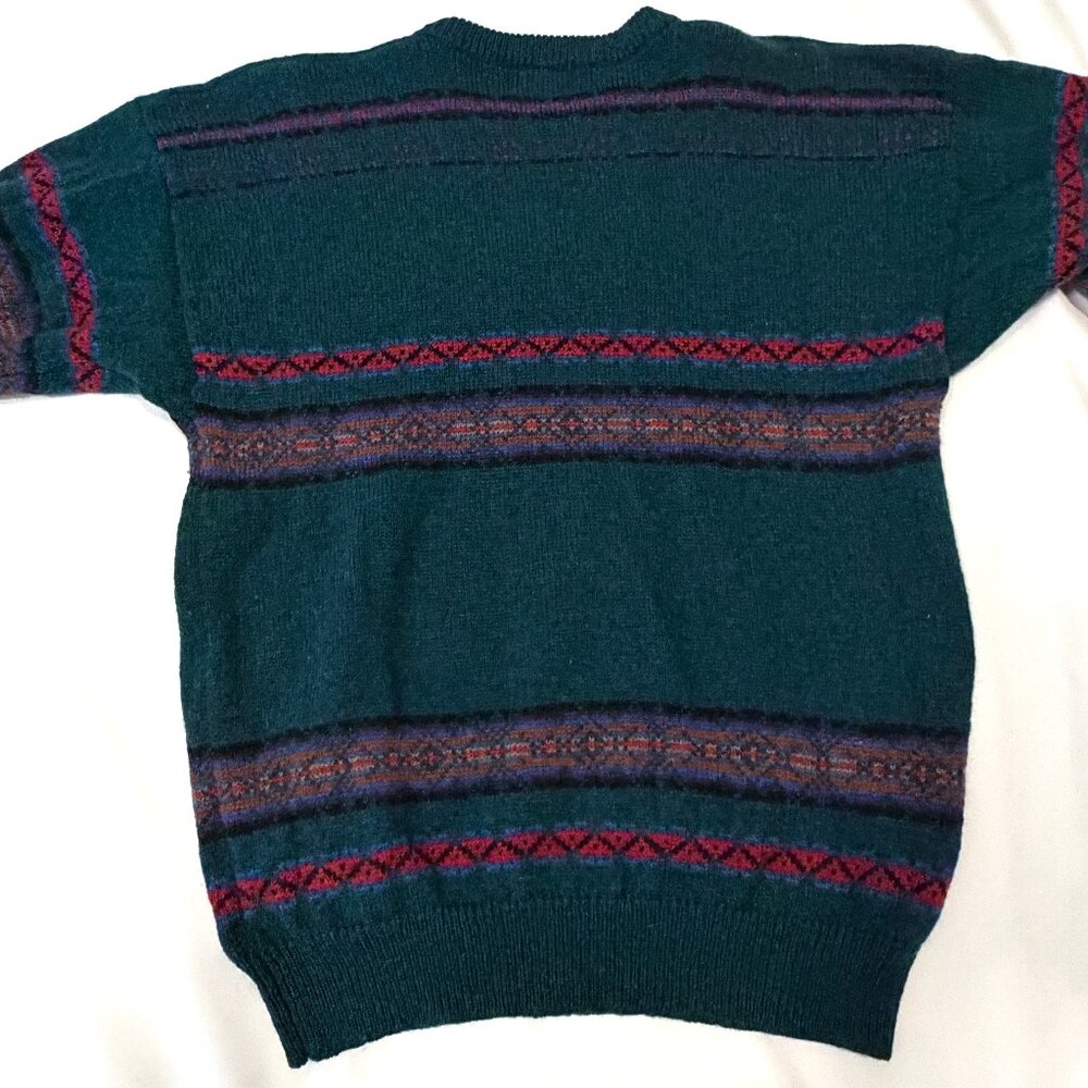 Vintage Woolrich Hunting Dog Embroidered Wool Winter Sweater Excellent Condition - Picture 8 of 14
